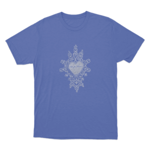 Gothic Romance Unisex T Shirt Blue