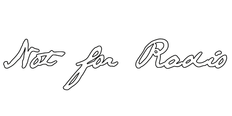 Not For Radio Merch